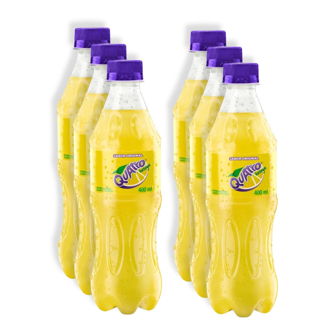 Gaseosa Quatro botella 400ml por 6 unidades